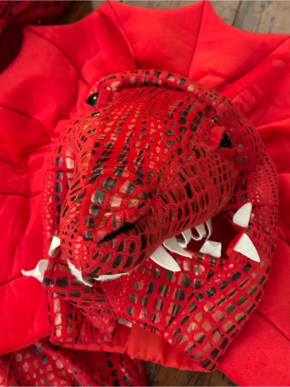 Pottery Barn Kids - Red Dragon Kids Costume - Size 4-6